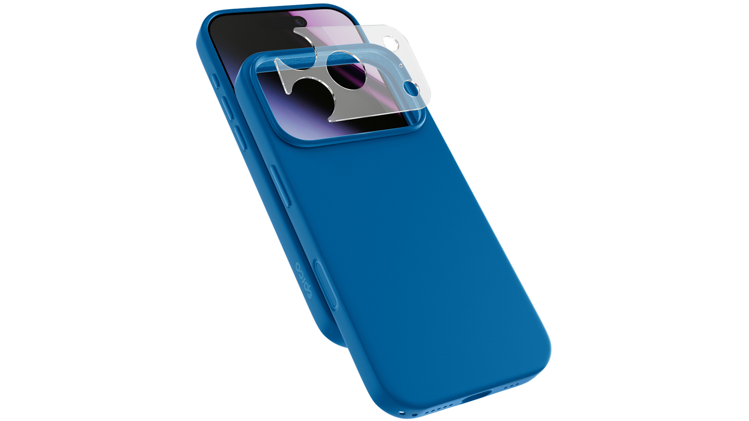 Kryt na mobil Epico Silicone Pro Mag+ iPhone 17/18 Pro, modrý