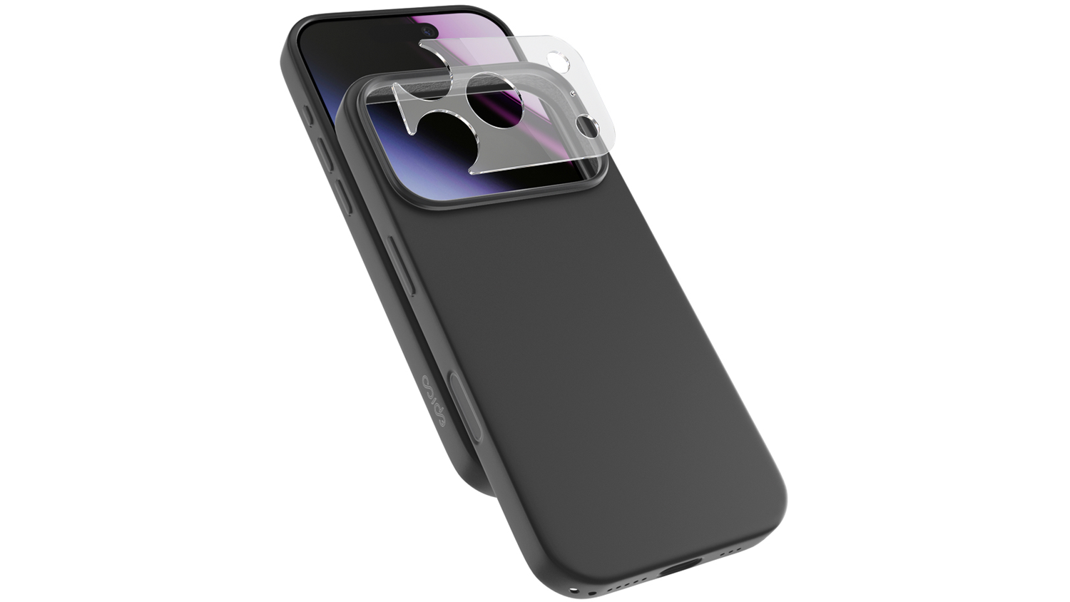 Kryt na mobil Epico Silicone Pro Mag+ iPhone 17/18 Pro, černý
