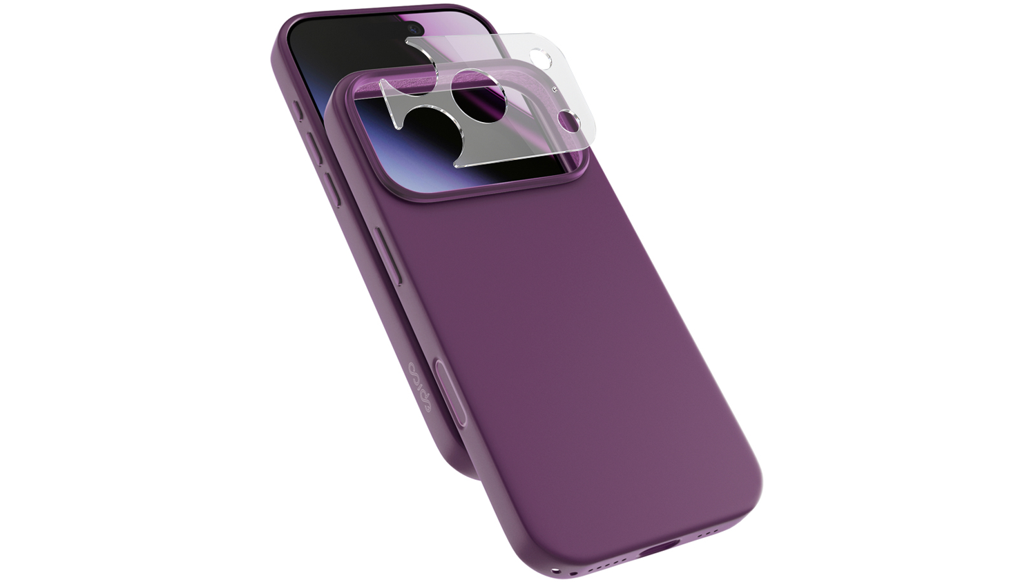 Kryt na mobil Epico Silicone Pro Mag+ iPhone 17/18 Pro Max, fialový
