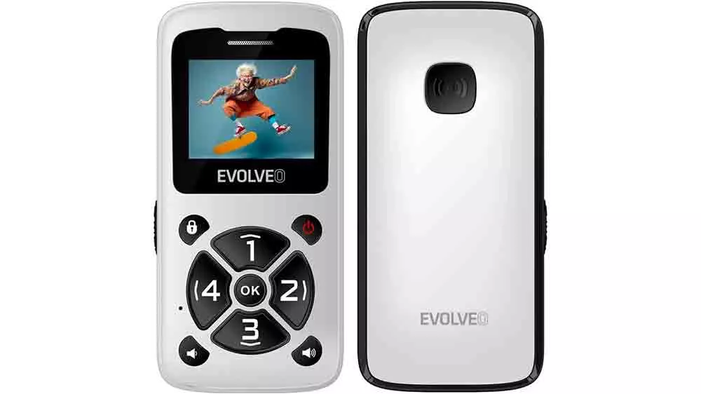 Mobilní telefon EVOLVEO EasyPhone ID White