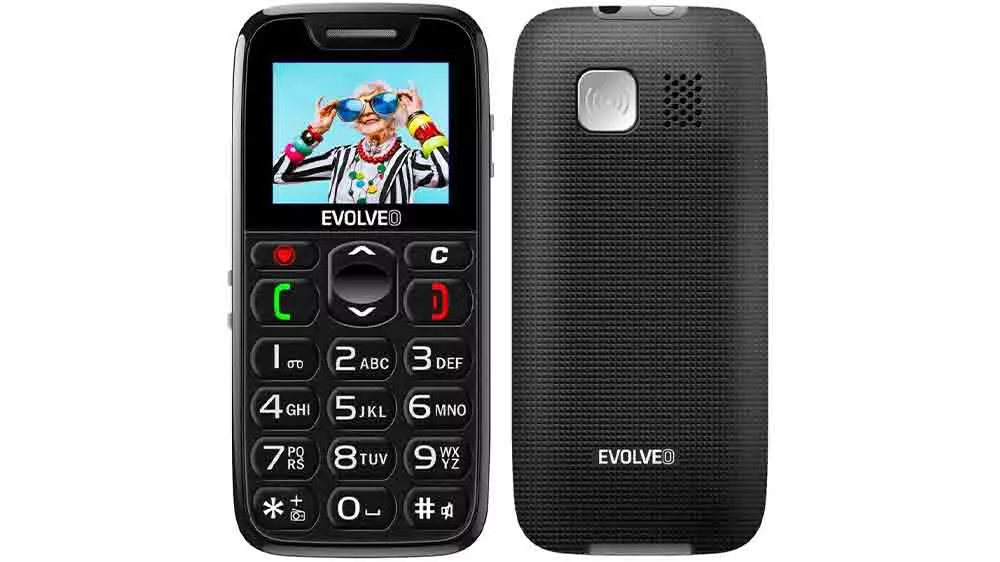 Mobilní telefon EVOLVEO EasyPhone černý