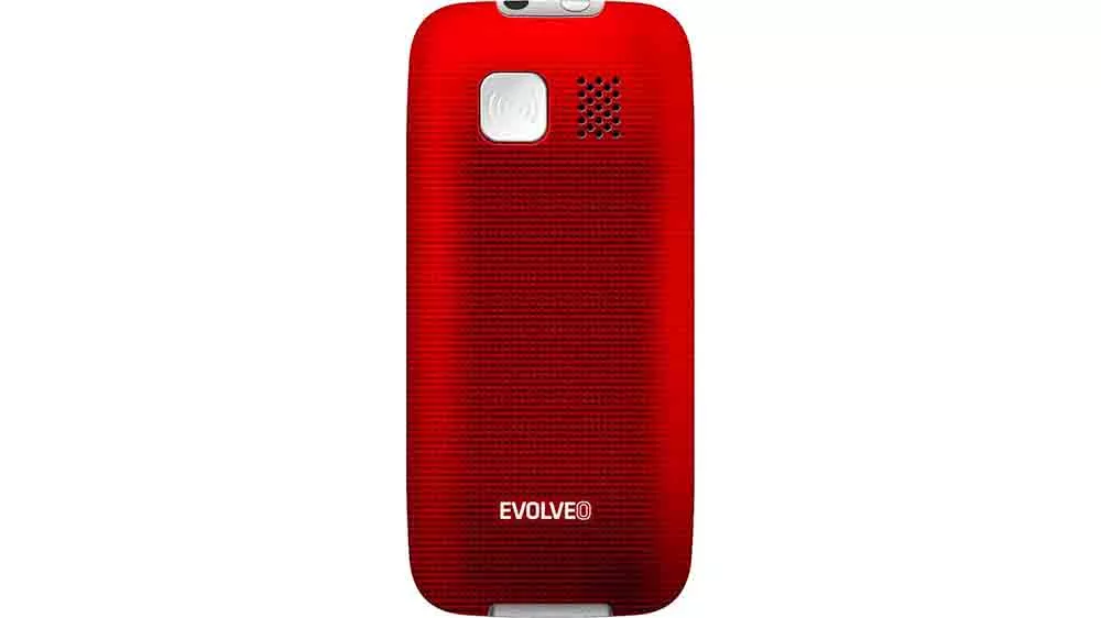 SOS tlačítko na zadní straně mobilního telefonu EVOLVEO EasyPhone