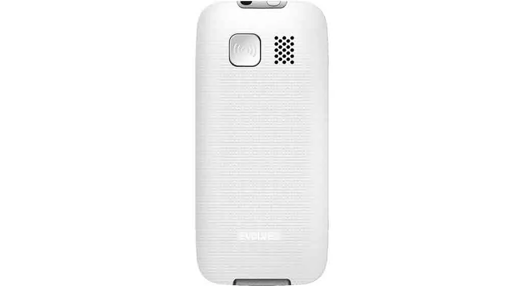 SOS tlačítko na zadní straně mobilního telefonu EVOLVEO EasyPhone