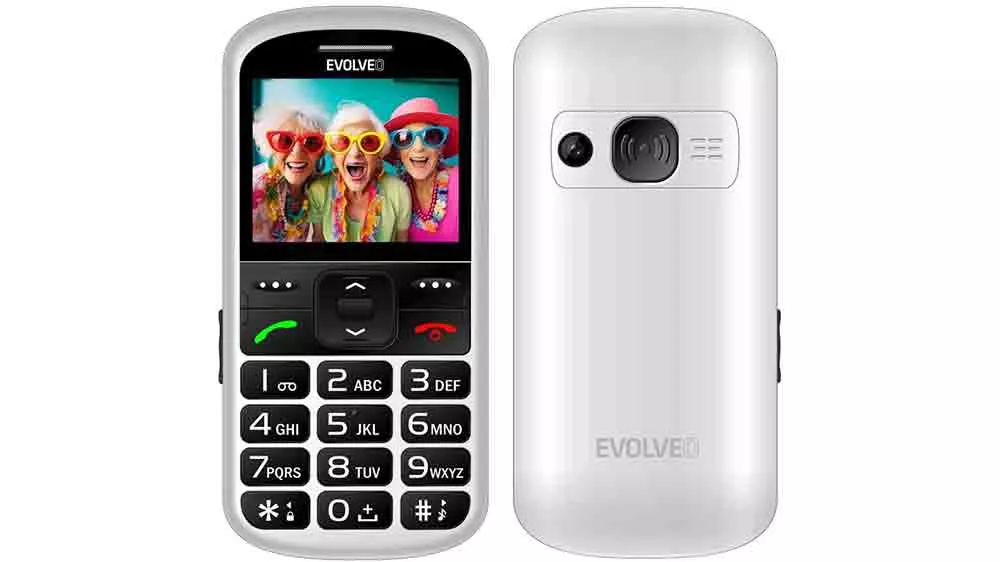 Mobilní telefon EVOLVEO EasyPhone XS bílý
