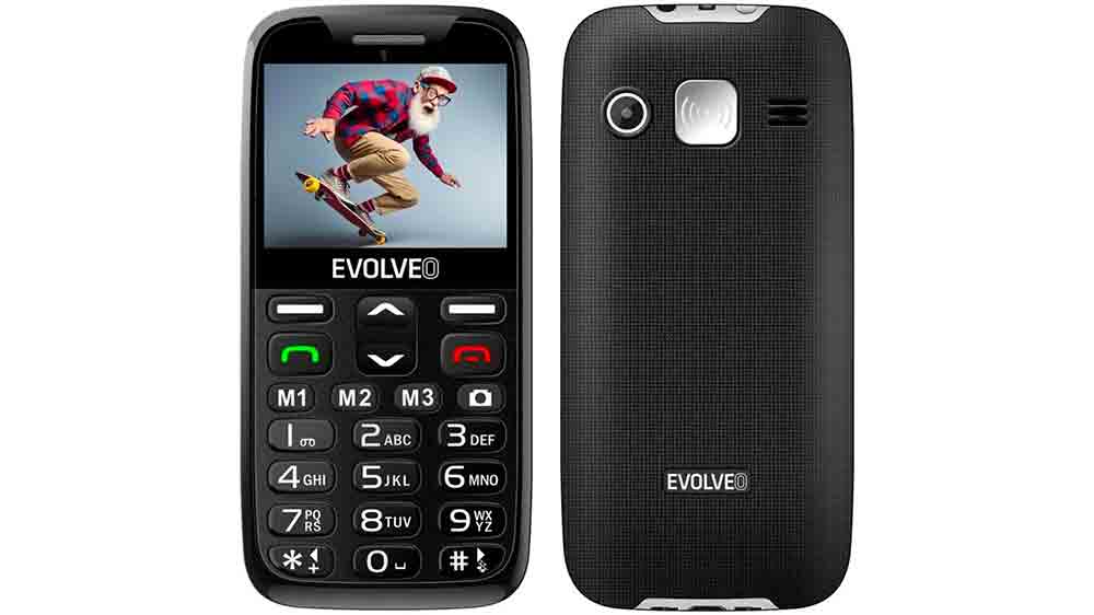 Mobilní telefon EVOLVEO EasyPhone XR + nabíjecí stojánek