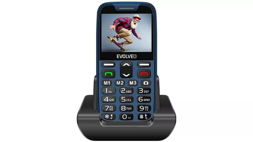 Mobilní telefon EVOLVEO EasyPhone XR + nabíjecí stojánek