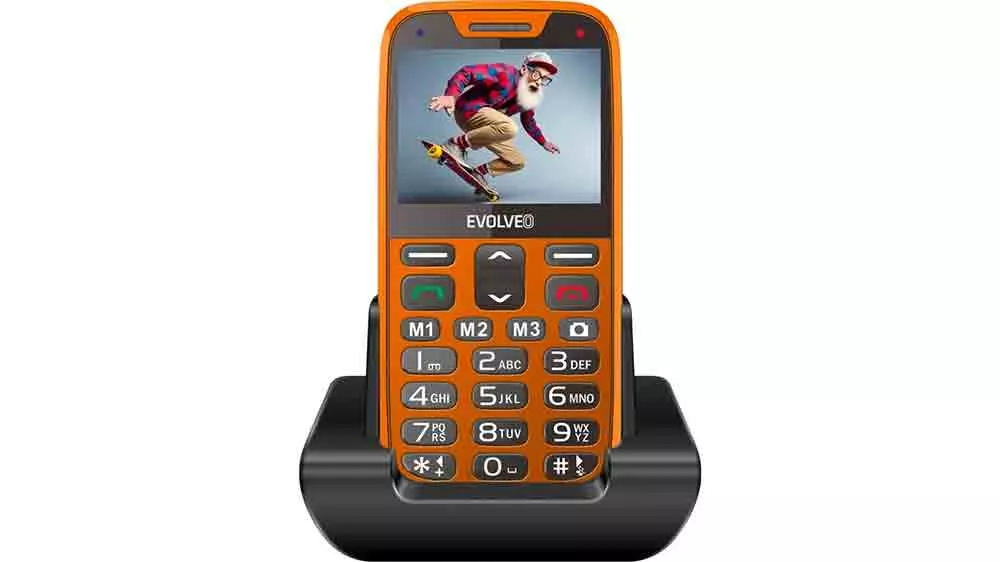 Mobilní telefon EVOLVEO EasyPhone XR + nabíjecí stojánek