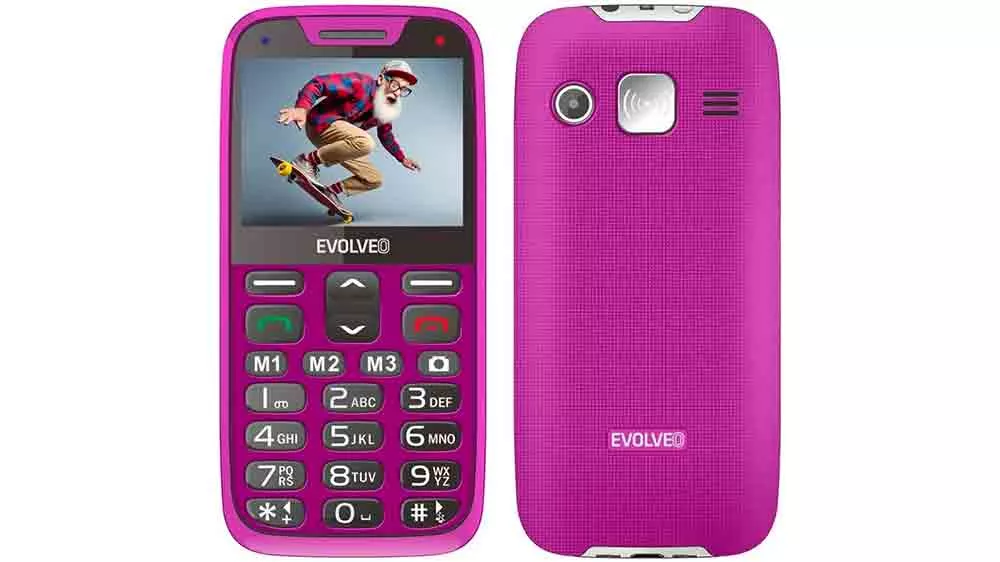 Mobilní telefon EVOLVEO EasyPhone XR + nabíjecí stojánek