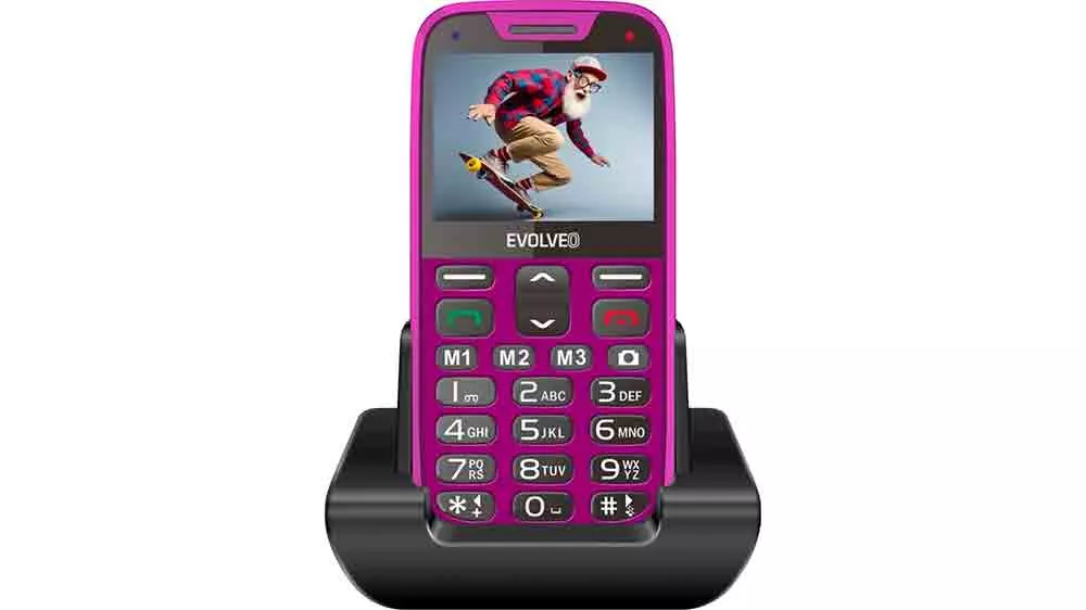Mobilní telefon EVOLVEO EasyPhone XR + nabíjecí stojánek