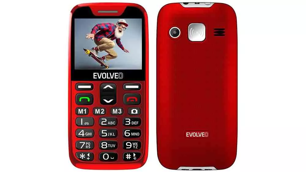 Mobilní telefon EVOLVEO EasyPhone XR + nabíjecí stojánek