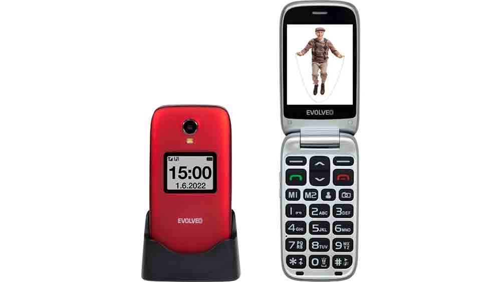 Vyklápěcí mobilní telefon EVOLVEO EasyPhone FS