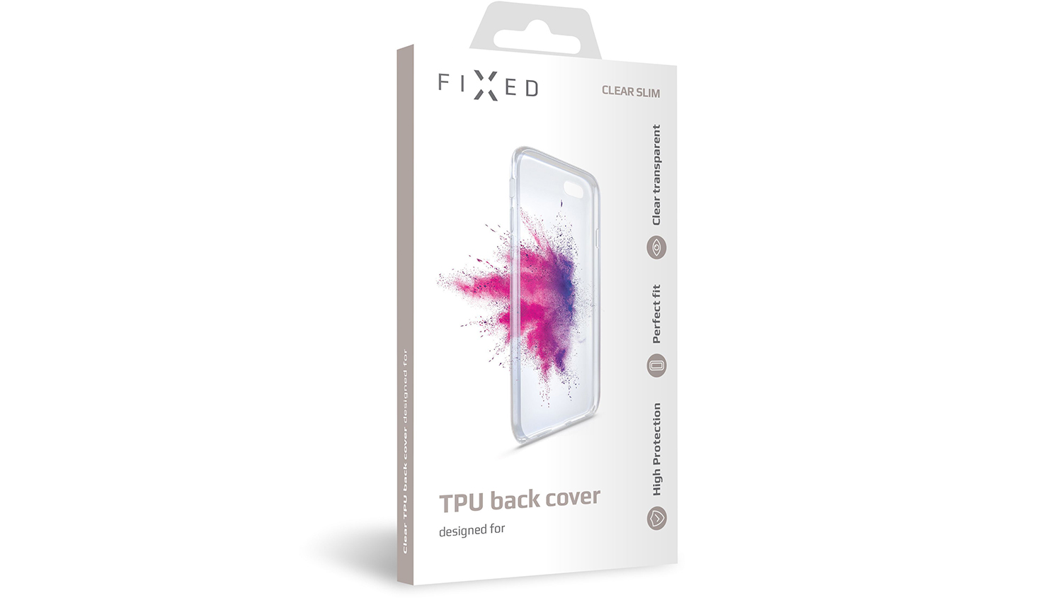 Kryt na mobil FIXED Story Slim FIXTCC-100 clear v krabičce