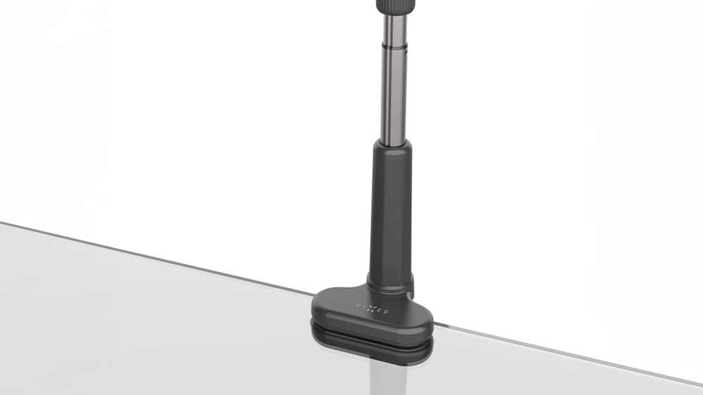 Klips držáku FIXED Relax připevněný k hraně stolu_02