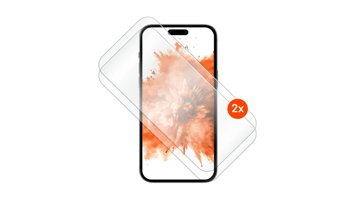 Dvě ochrann&aacute; skla FIXED na iPhone 17