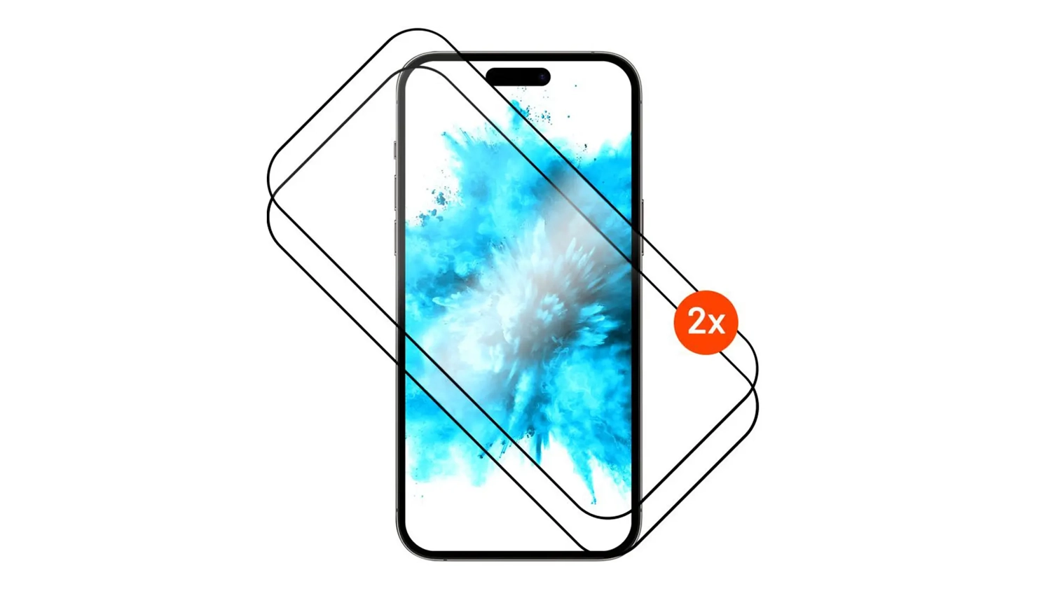 Ochrann&eacute; sklo Fixed pro iPhone 17 Pro Max vyobrazen&eacute; před telefonem