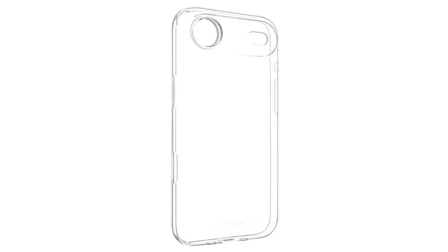 Kryt na mobil Fixed Slim TPU pro iPhone Air zadn&iacute; pohled