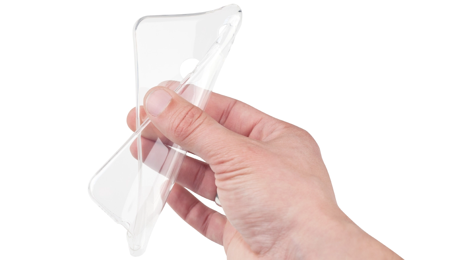 Ruka ukazuje pružnost krytu