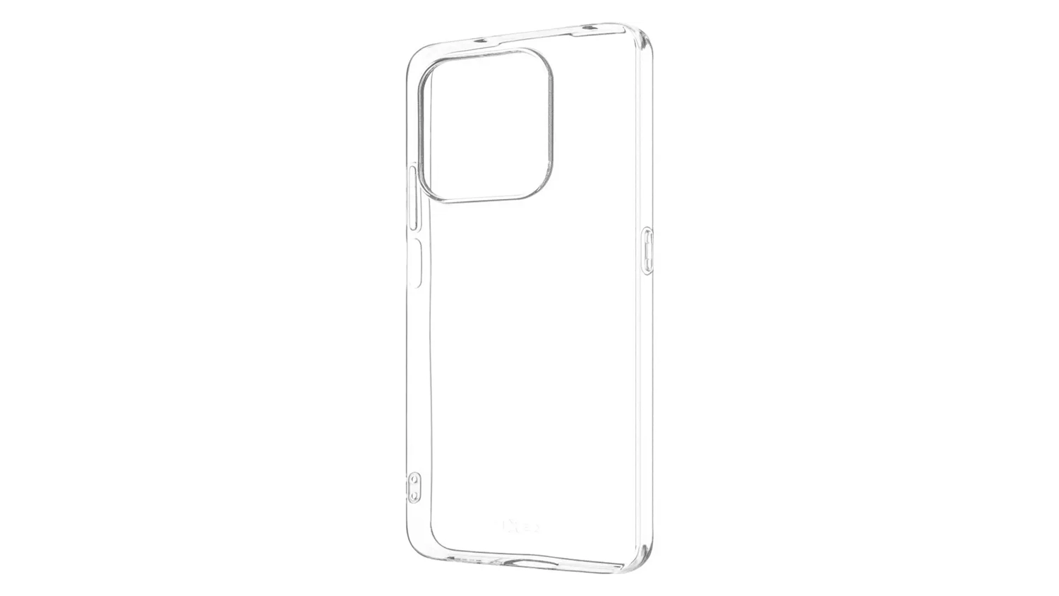 Kryt na mobil FIXED TPU Xiaomi REDMI 15C 4G/5G čir&yacute; zadn&iacute; pohled