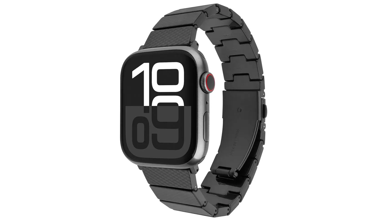 Řemínek k hodinkám Fixed Resin Strap Apple Watch 44/45/46/49mm černý