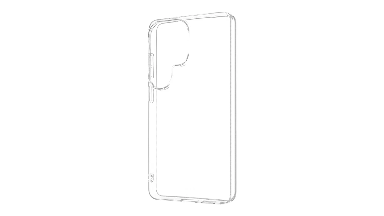 Kryt na mobil FIXED AntiUV TPU pro Galaxy S26 Ultra čir&yacute; zadn&iacute; pohled