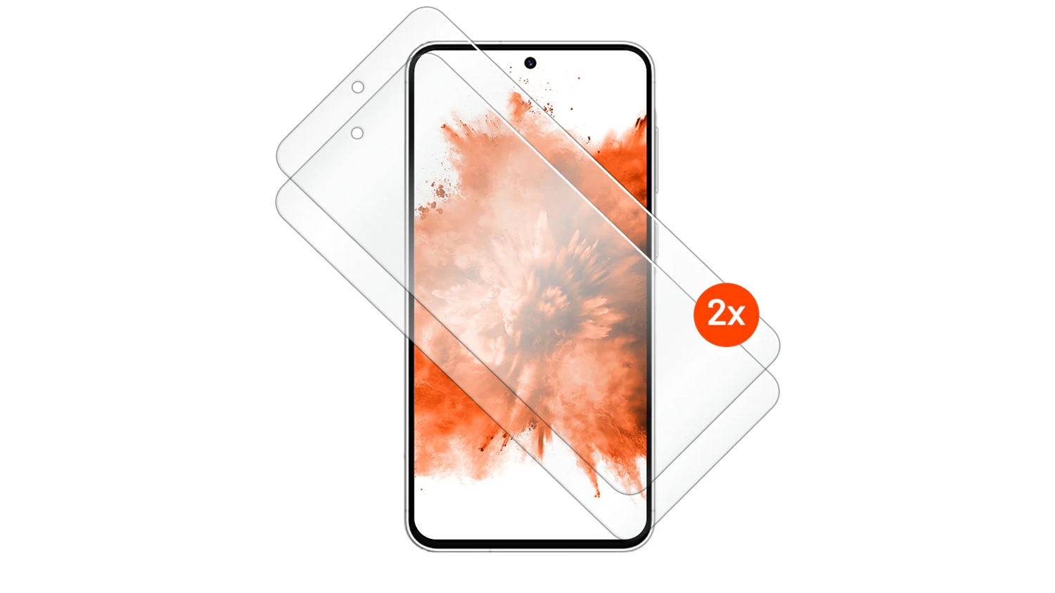 Ochrann&eacute; sklo FIXED Full-cover pro Samsung Galaxy A57 5G předn&iacute; pohled