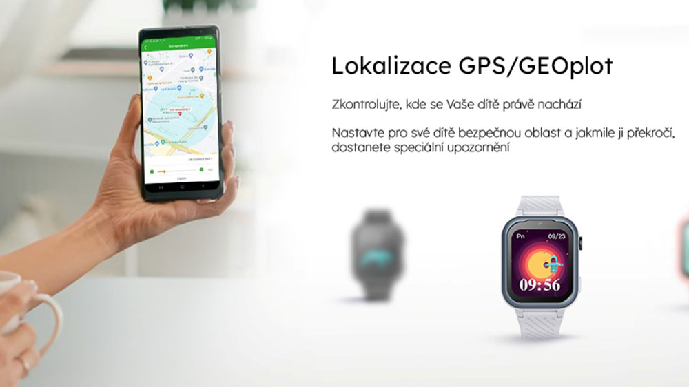 Dívka s hodinkami Smartwatch GARETT Kids Essa 4G Pink_02
