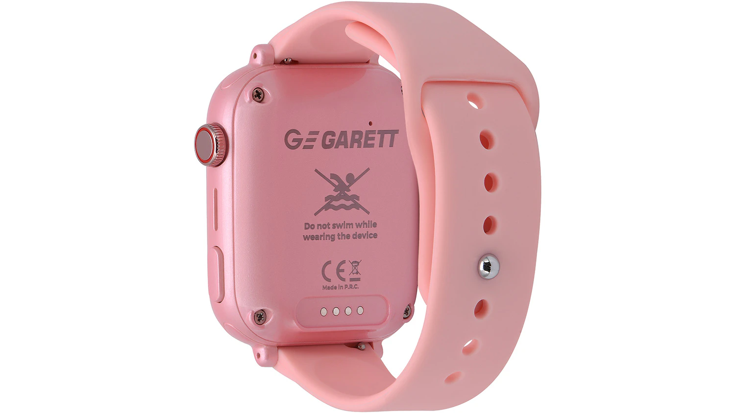 Zadní strana dětských smart hodinek garett Kids Nice Pro 4G pink