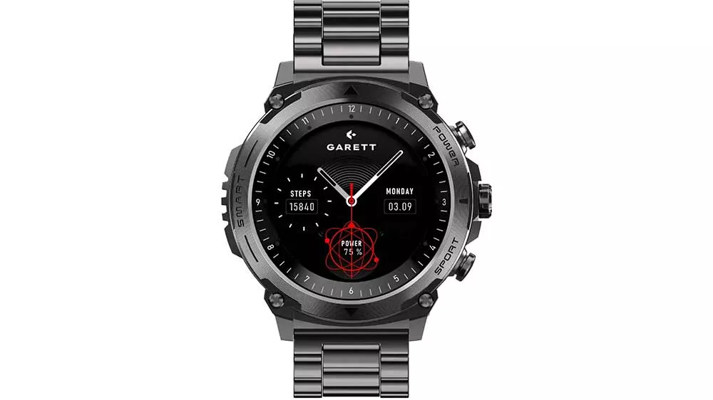 Smart hodinky Garett Atom Black Steel_01