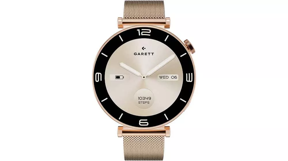Smart hodinky Garett Rose Gold Mesh Steel_01