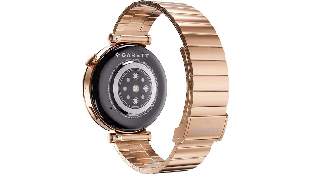 Zadní strana hodinek Garett Rose Gold Solid Steel_04