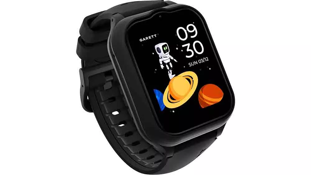 Dětsk&eacute; smart hodinky Garett Kids eSIM 4G, čern&eacute;_01