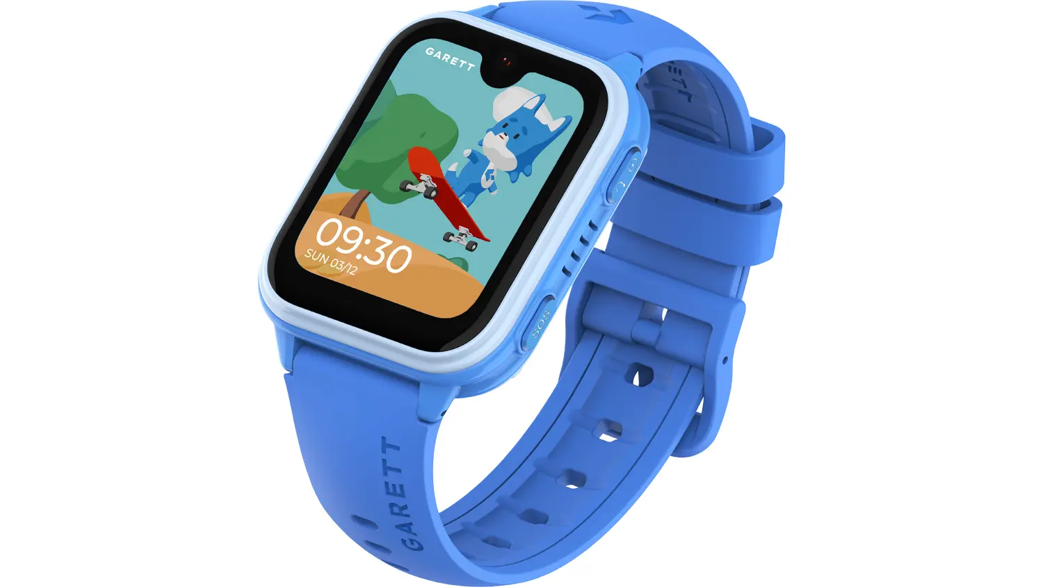 Chytré hodinky Garett Smartwatch Kids Vibe AI 4G modré