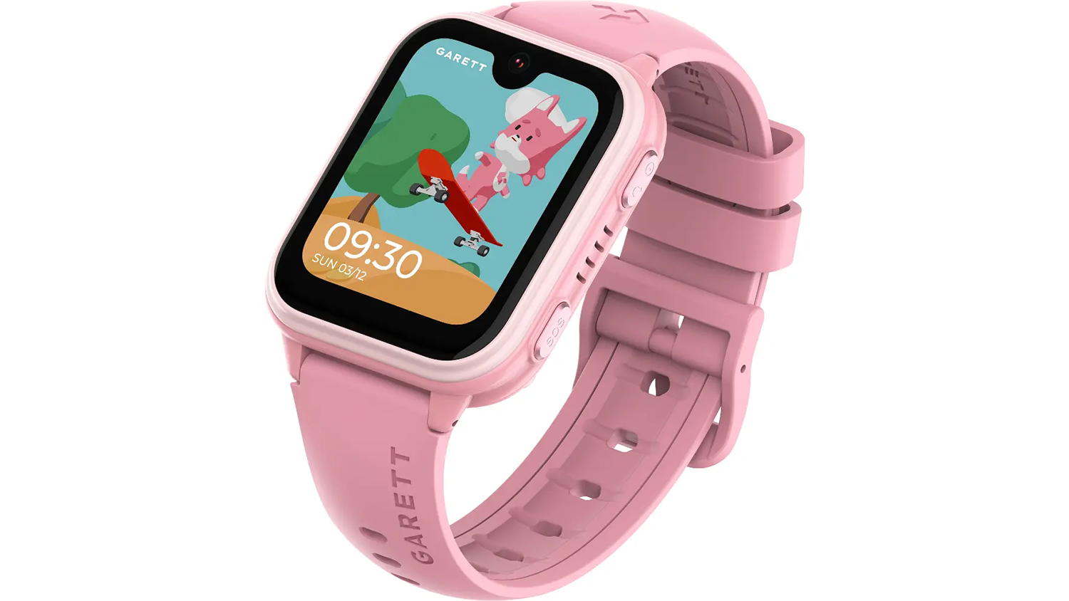Dětsk&eacute; chytr&eacute; hodinky Garett Smartwatch Kids Vibe 4G Pink