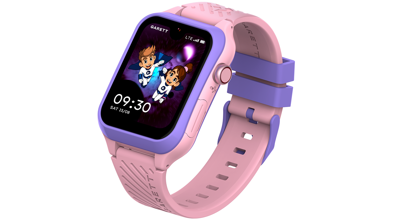 Dětské chytré hodinky Garett Essa 2 AI 4G Pink