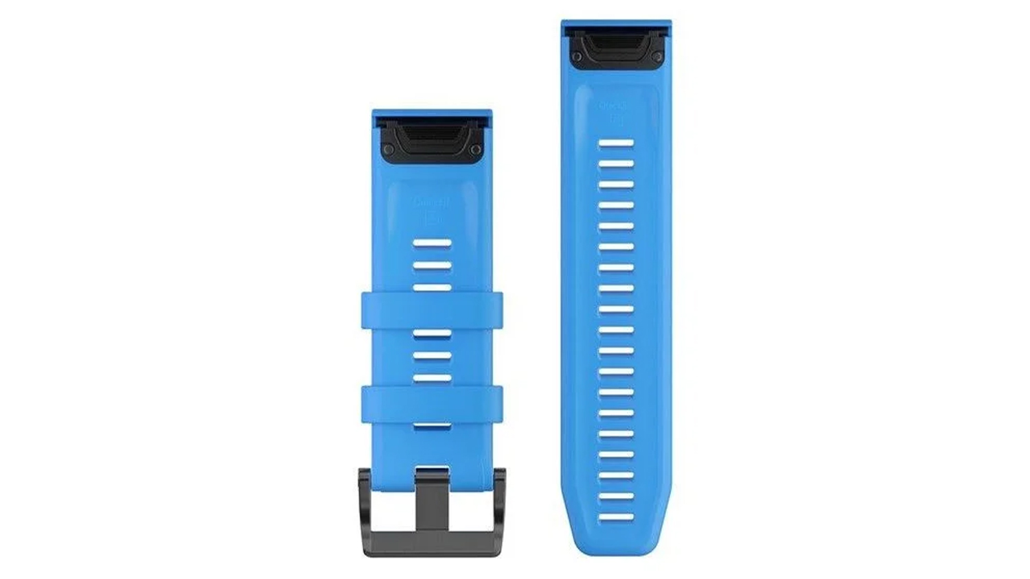 Zadn&iacute; strana řem&iacute;nku Garmin QuickFit 26 silikon cyan blue