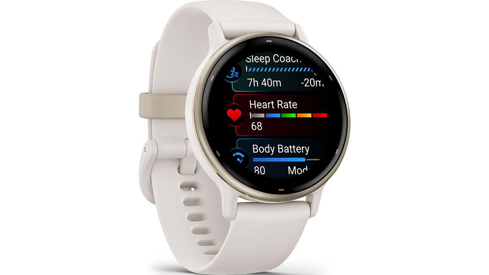 Chytré hodinky Garmin vívoactive 5 Cream Gold Ivory Case Silicone Band_02