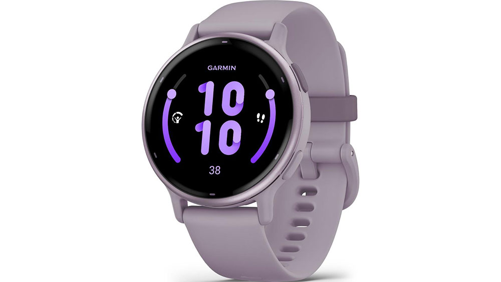 Chytré hodinky Garmin vívoactive 5 Metallic Orchid Silicone Case_02