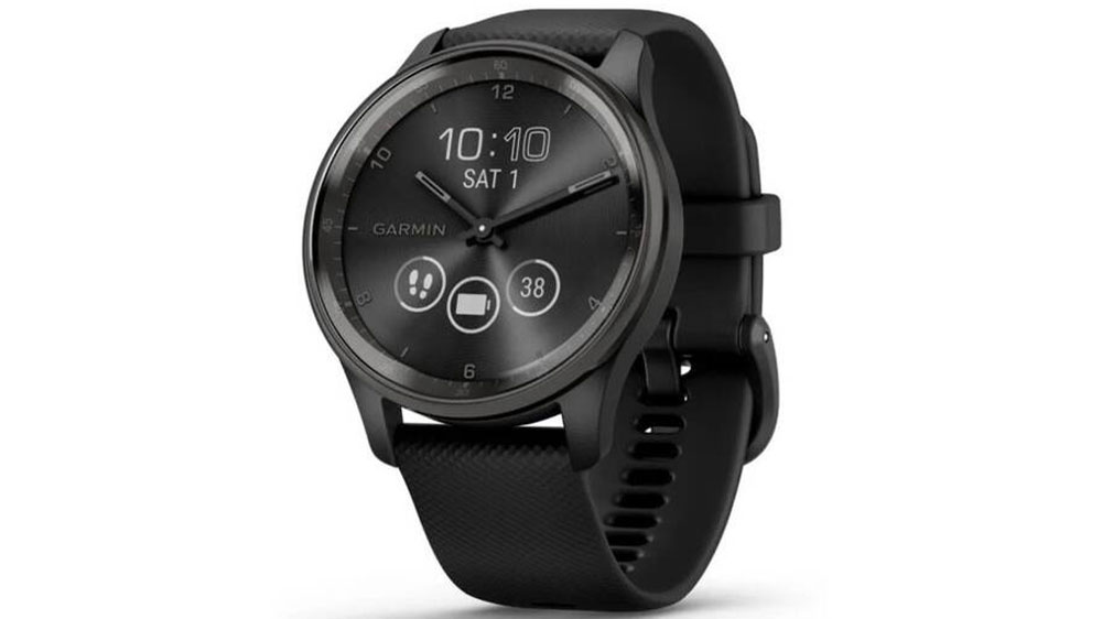 Chytré hodinky Garmin Vivomove Trend Black Silicone_01