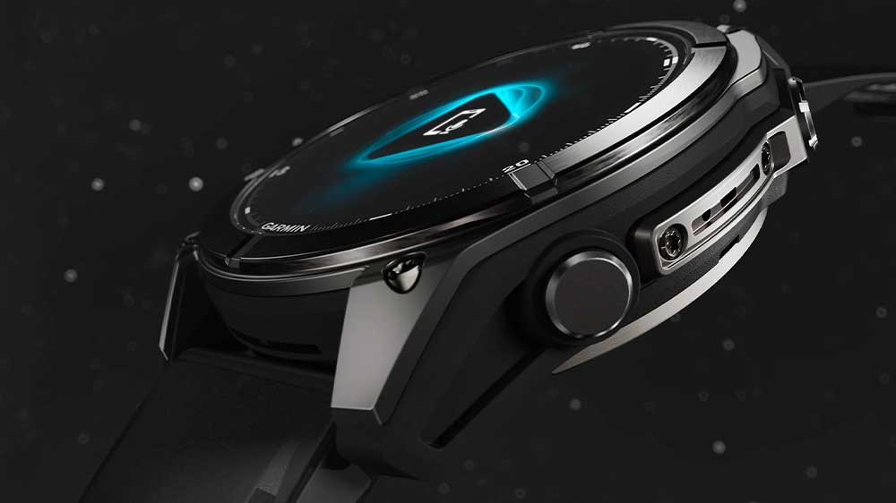 Integrovaný reproduktor a mikrofon u chytrých hodinek Garmin Fenix 8 51mm_02