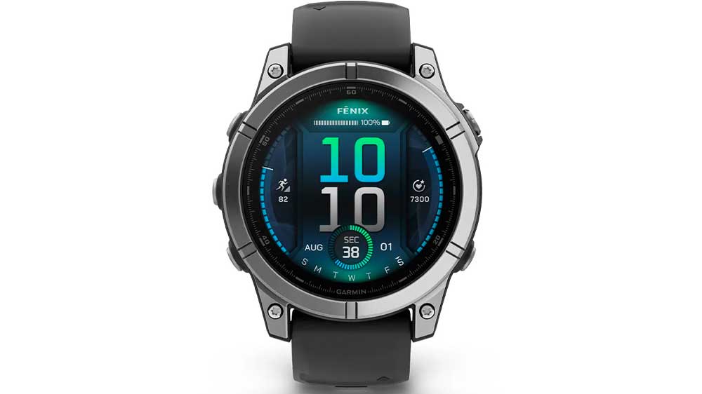 Chytré hodinky Garmin Fenix E Stainless Grey Steel/Black_01