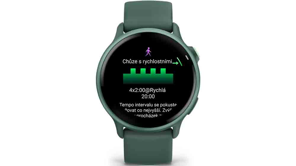Profil chůze spuštěný na chytrých hodinkách Garmin vívoactive 6_03
