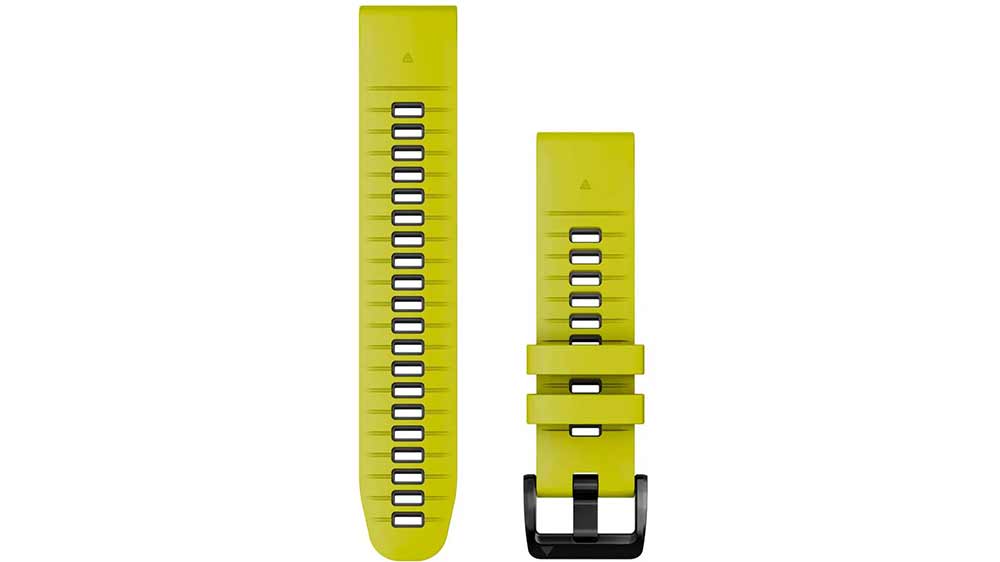 Řemínek na hodinky Garmin QuickFit 22, Lime/Graphite Silicone_01