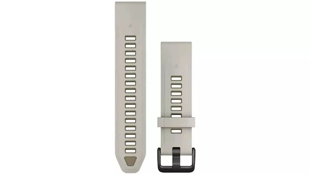 Řem&iacute;nek na hodinky Garmin QuickFit 20, Gray/Sandstone Silicone_01
