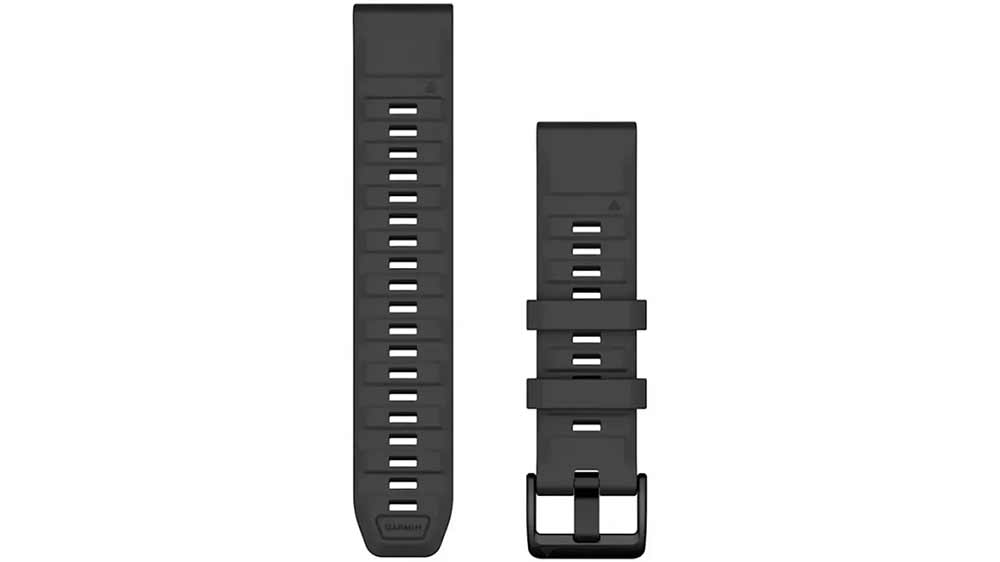 Řemínek na hodinky Garmin QuickFit 22, Graphite Silicone_01