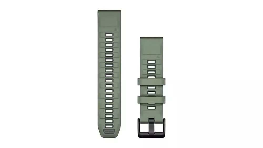 Řemínek na hodinky Garmin QuickFit 22, Willow/Graphite Silicone_01