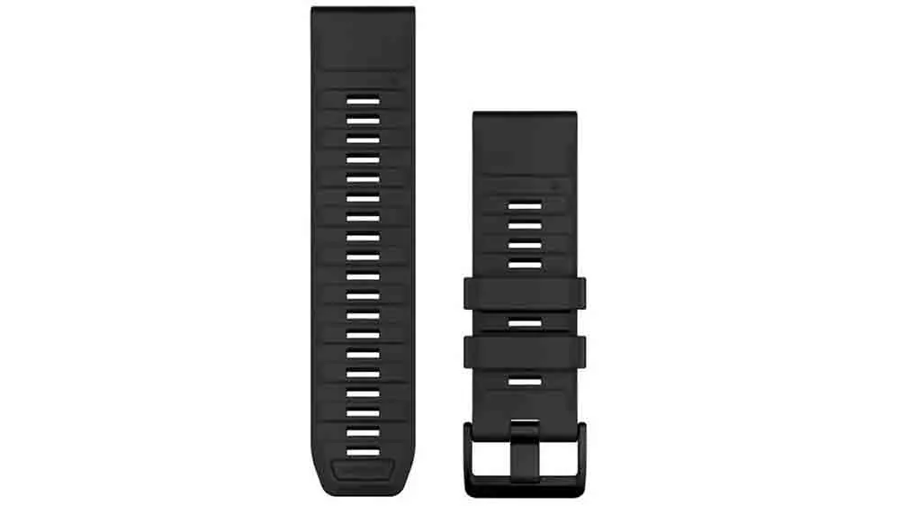 Řemínek na hodinky Garmin QuickFit 26, Black Silicone_01