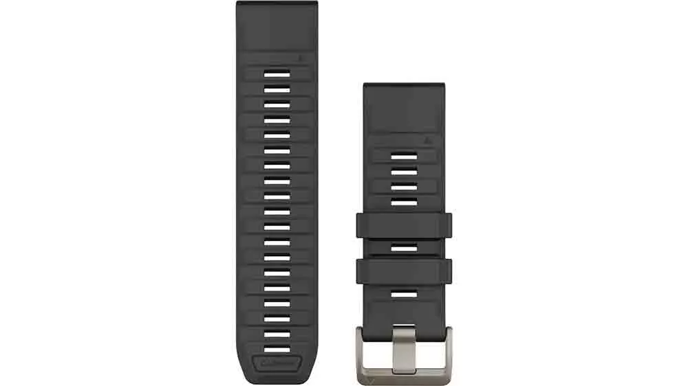 Řemínek na hodinky Garmin QuickFit 26, Graphite Silicone_01