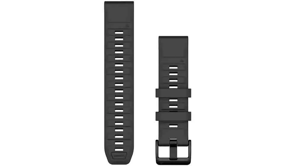 Řemínek na hodinky Garmin QuickFit 26, Marsala/Graphite Silicone_01