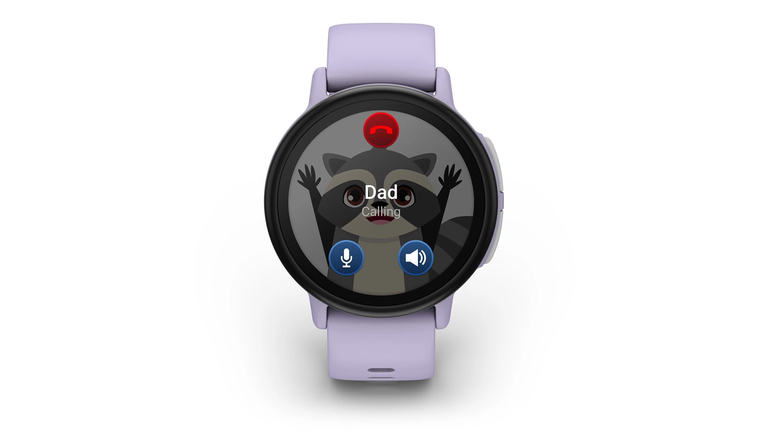 Příchozí hovor na hodinkách Garmin Bounce 2