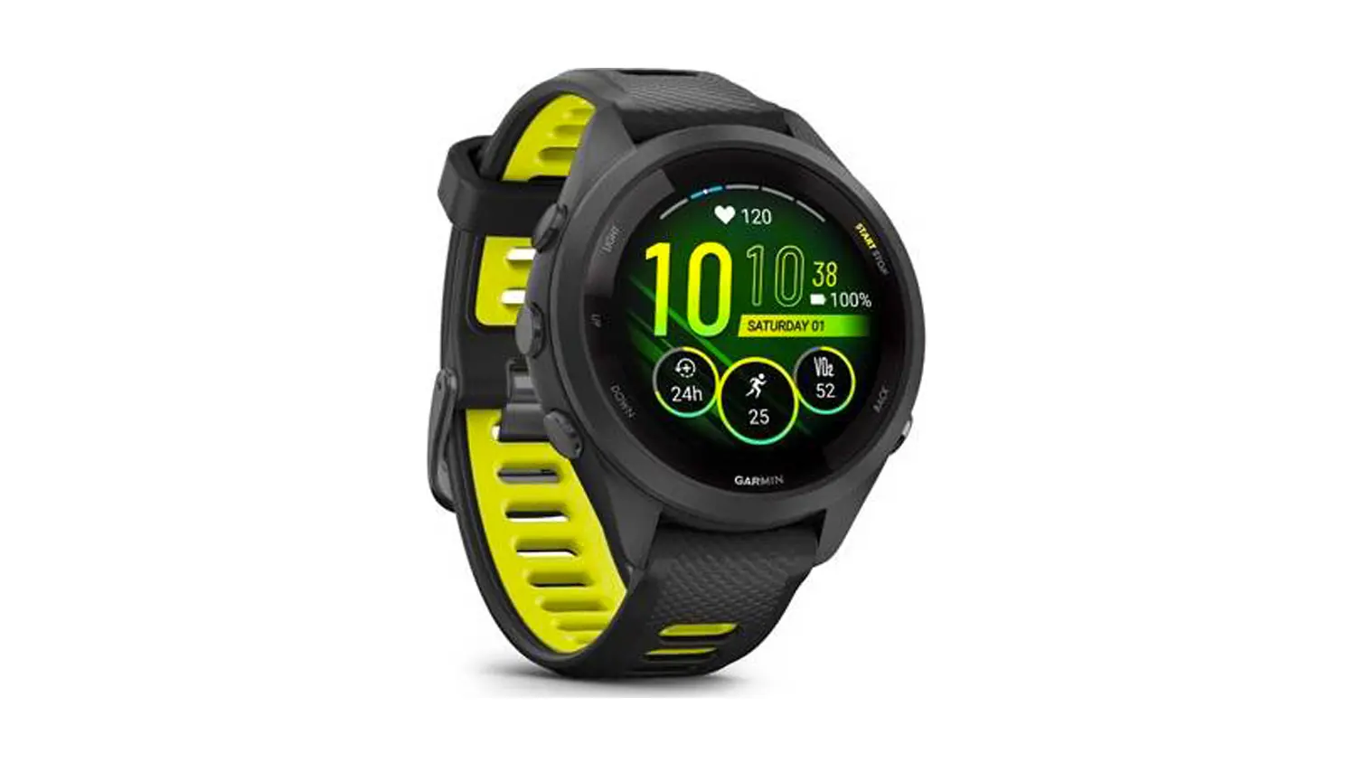 Chytré hodinky Garmin Forerunner 265S pohled šikmo zepředu